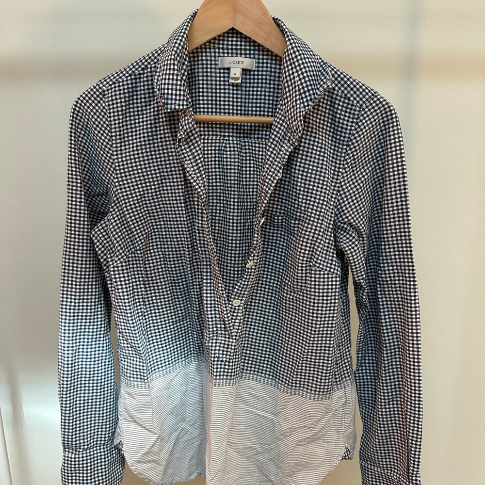 J. Crew pullover button up